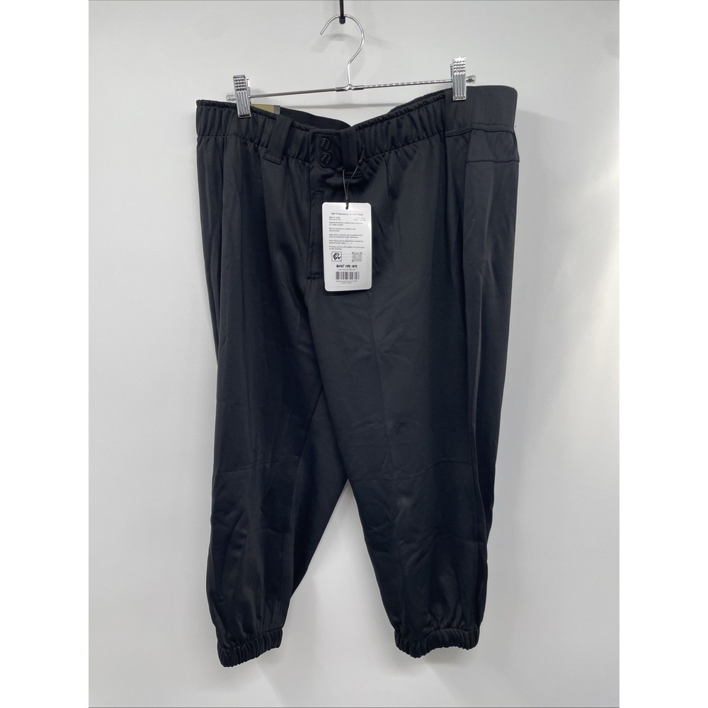 Rip-It Revolution Softball Pants Womens XL Black Curvy Fit High-Performance NWT